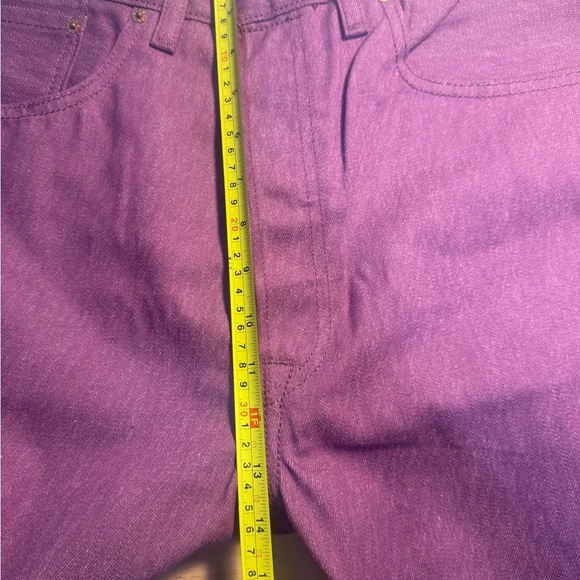 Levi’s 501 Shrink to Fit Button Fly Jean 34x30 Purple READ - Picture 11 of 15